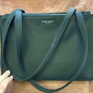 🚫SOLD❌. 
Kate Spade black nylon snap closure bag